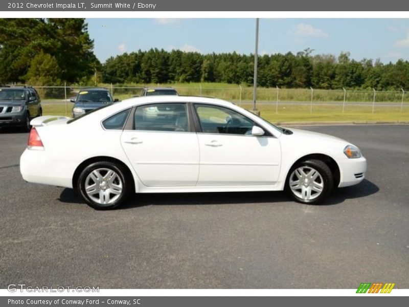 Summit White / Ebony 2012 Chevrolet Impala LT