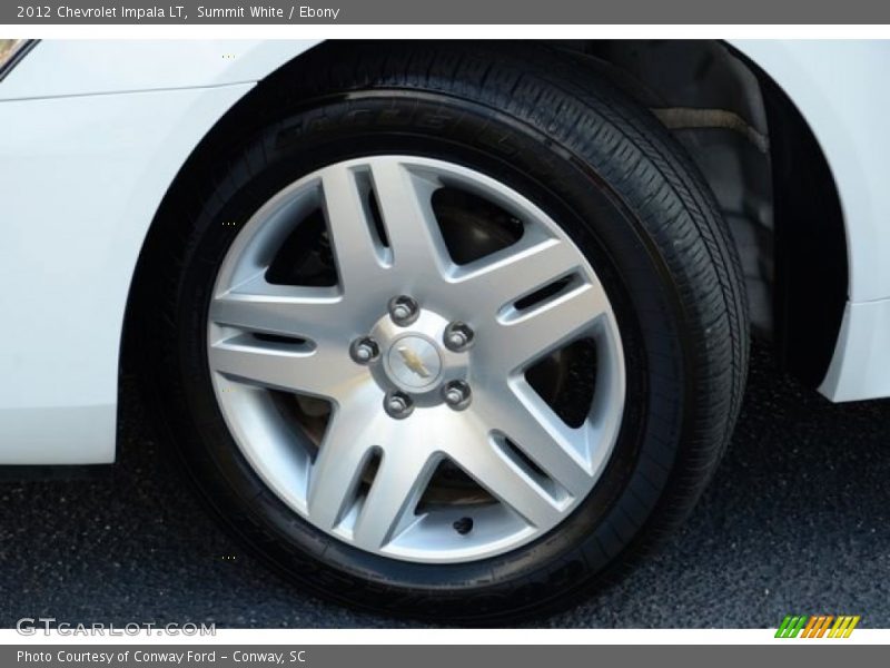 Summit White / Ebony 2012 Chevrolet Impala LT