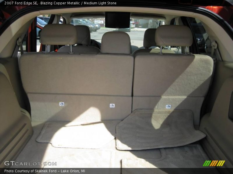 Blazing Copper Metallic / Medium Light Stone 2007 Ford Edge SE