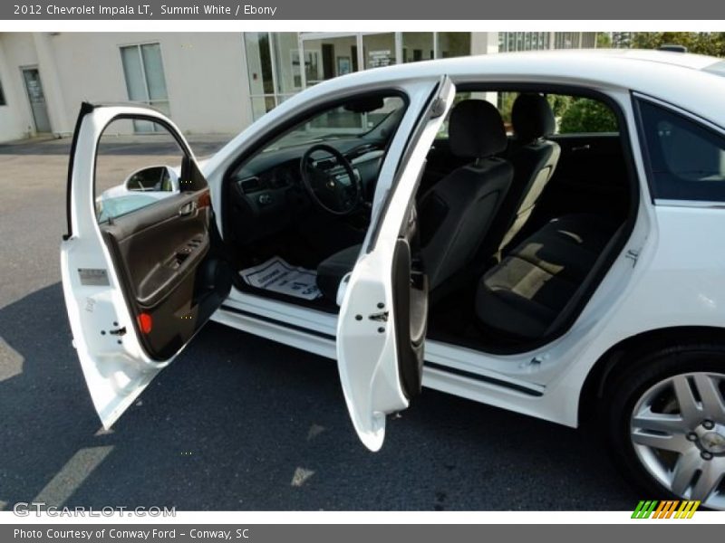 Summit White / Ebony 2012 Chevrolet Impala LT