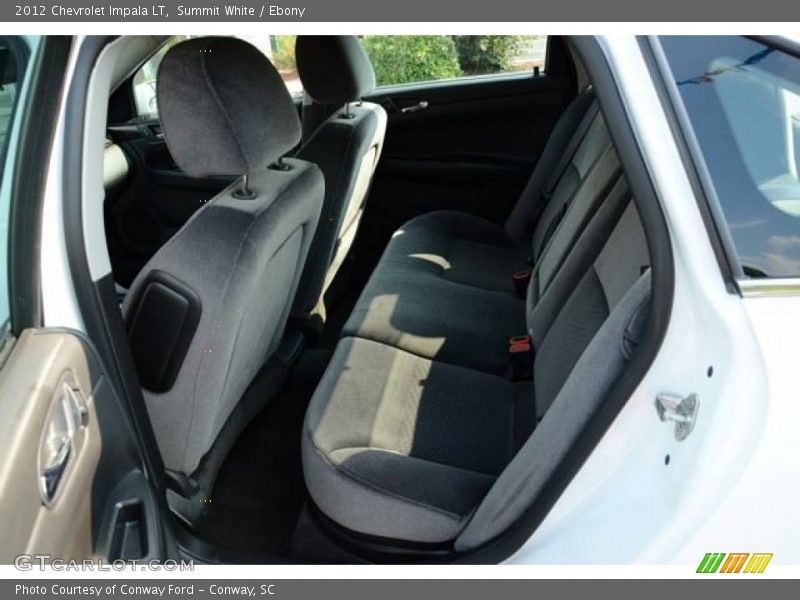 Summit White / Ebony 2012 Chevrolet Impala LT