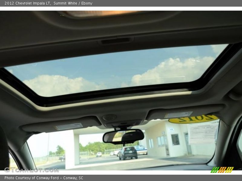 Summit White / Ebony 2012 Chevrolet Impala LT