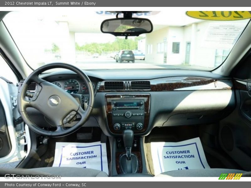Summit White / Ebony 2012 Chevrolet Impala LT