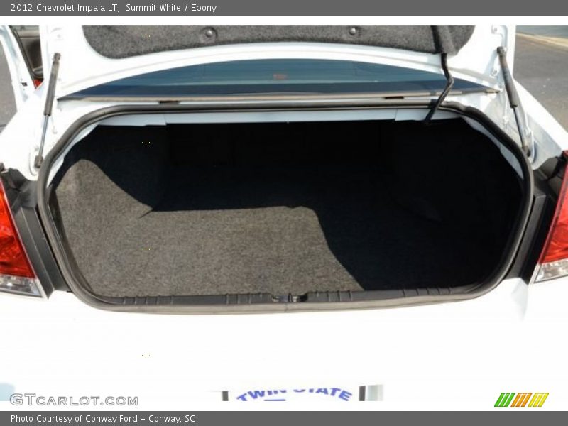 Summit White / Ebony 2012 Chevrolet Impala LT