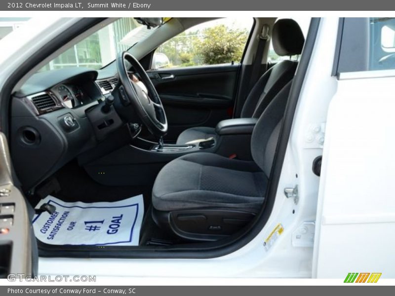 Summit White / Ebony 2012 Chevrolet Impala LT