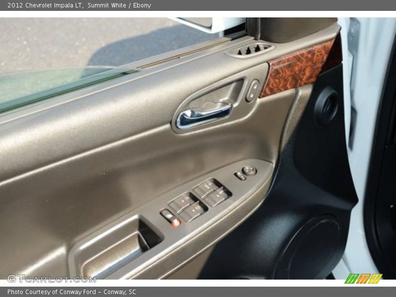 Summit White / Ebony 2012 Chevrolet Impala LT