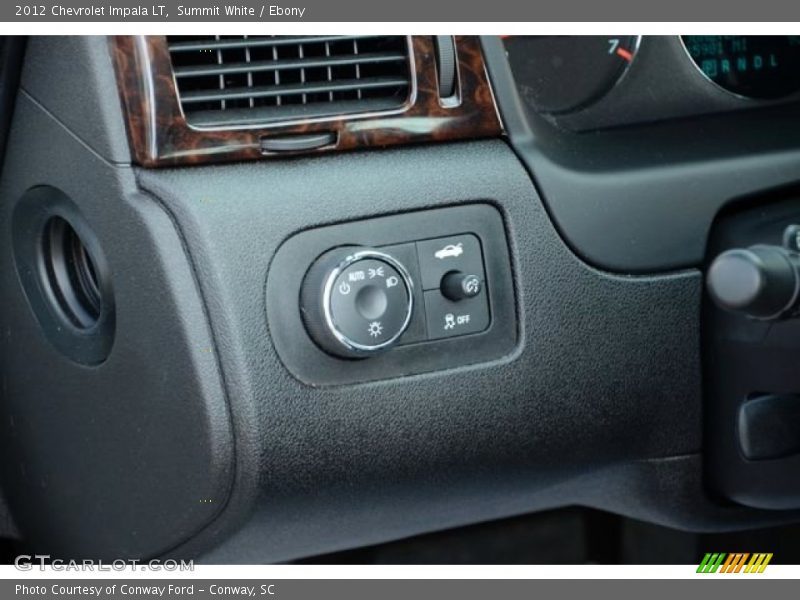 Summit White / Ebony 2012 Chevrolet Impala LT