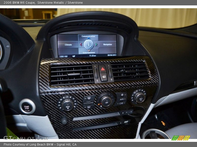 Controls of 2006 M6 Coupe