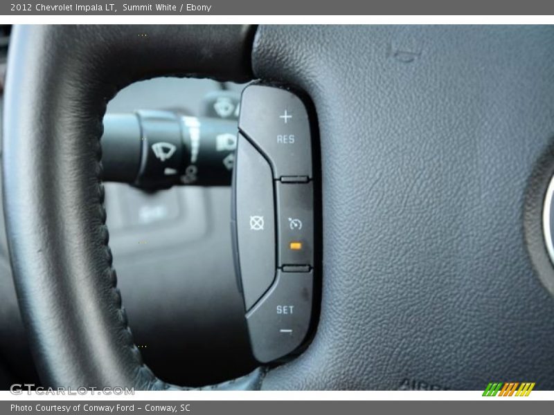 Summit White / Ebony 2012 Chevrolet Impala LT