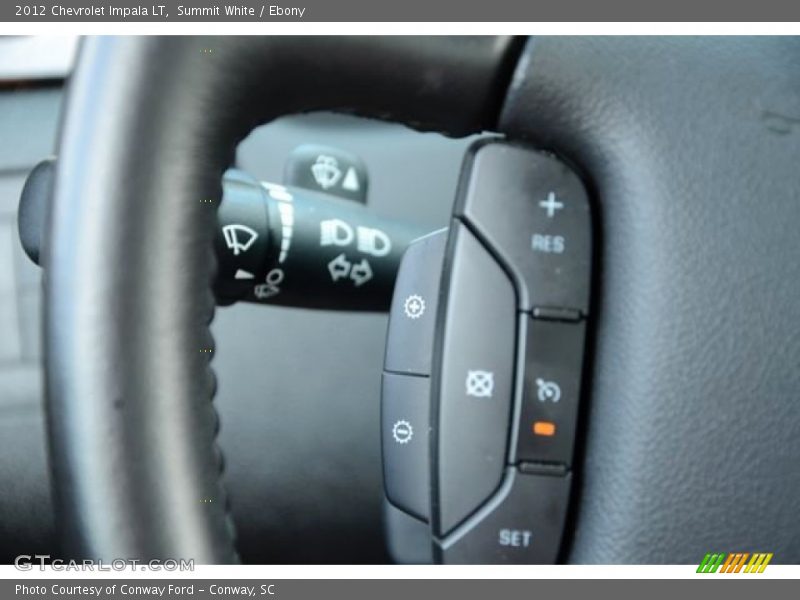Summit White / Ebony 2012 Chevrolet Impala LT