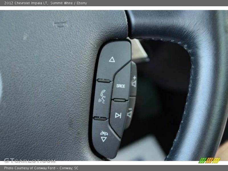 Summit White / Ebony 2012 Chevrolet Impala LT