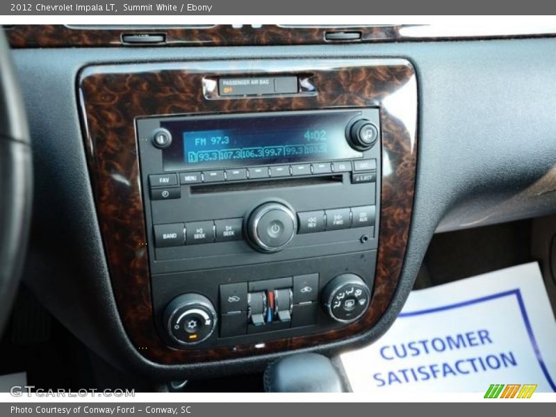 Summit White / Ebony 2012 Chevrolet Impala LT