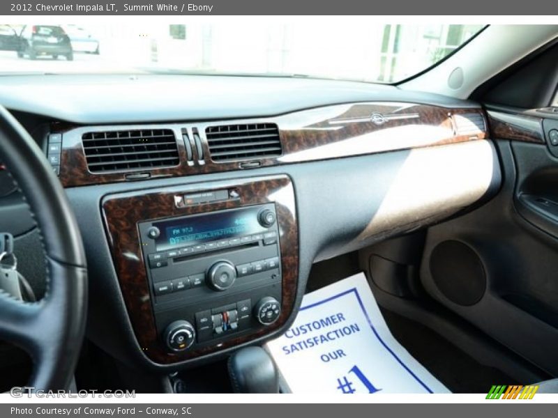 Summit White / Ebony 2012 Chevrolet Impala LT