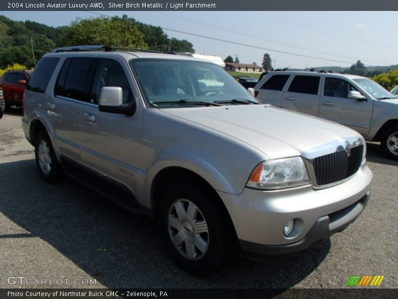 Silver Birch Metallic / Light Parchment 2004 Lincoln Aviator Luxury AWD