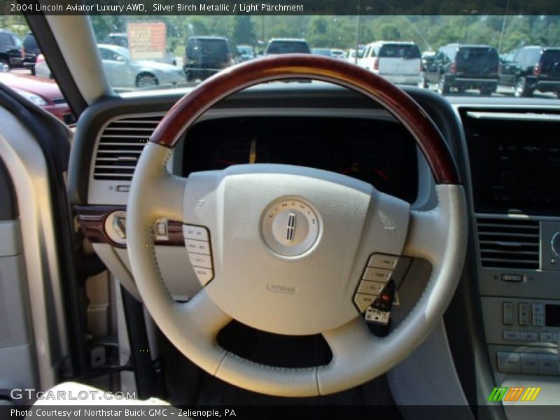 Silver Birch Metallic / Light Parchment 2004 Lincoln Aviator Luxury AWD