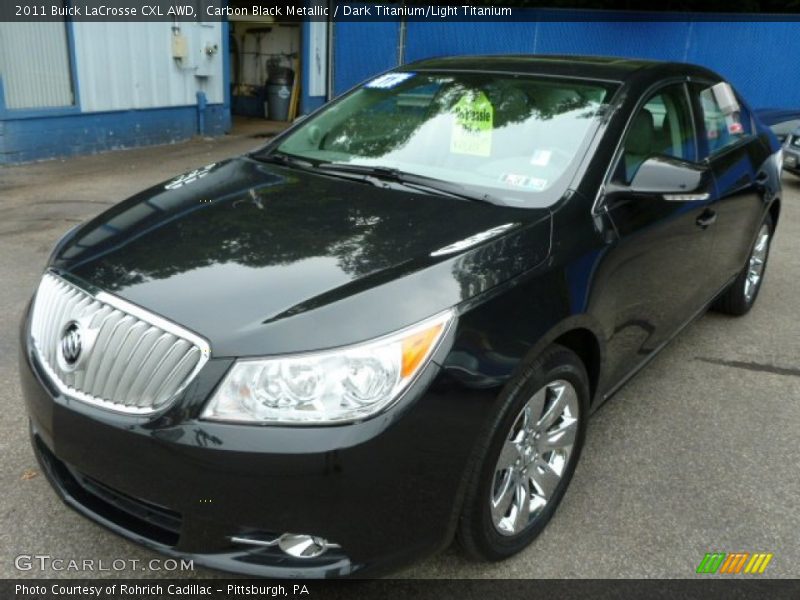 Carbon Black Metallic / Dark Titanium/Light Titanium 2011 Buick LaCrosse CXL AWD