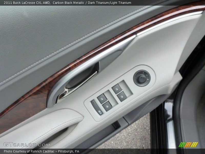 Carbon Black Metallic / Dark Titanium/Light Titanium 2011 Buick LaCrosse CXL AWD