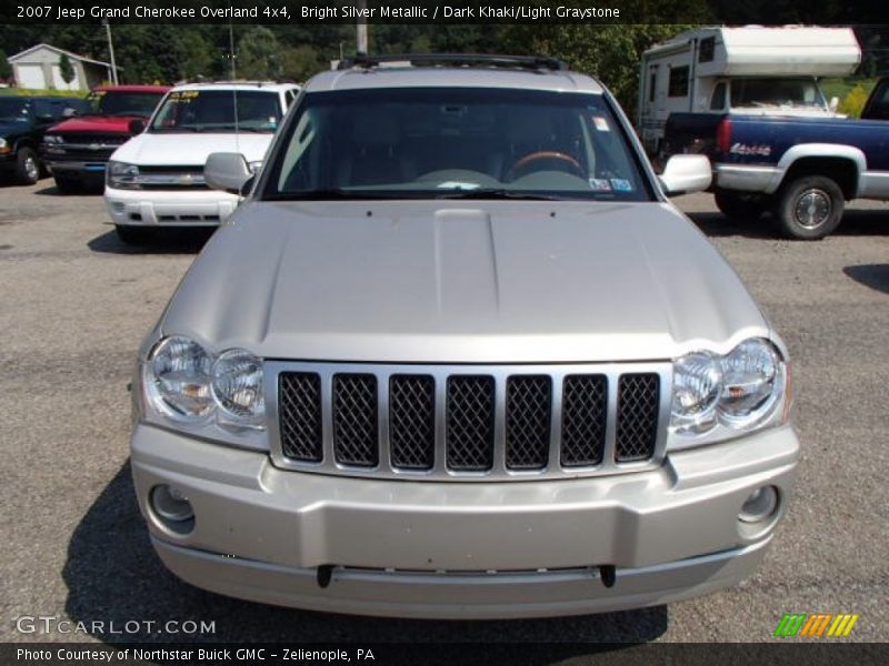Bright Silver Metallic / Dark Khaki/Light Graystone 2007 Jeep Grand Cherokee Overland 4x4