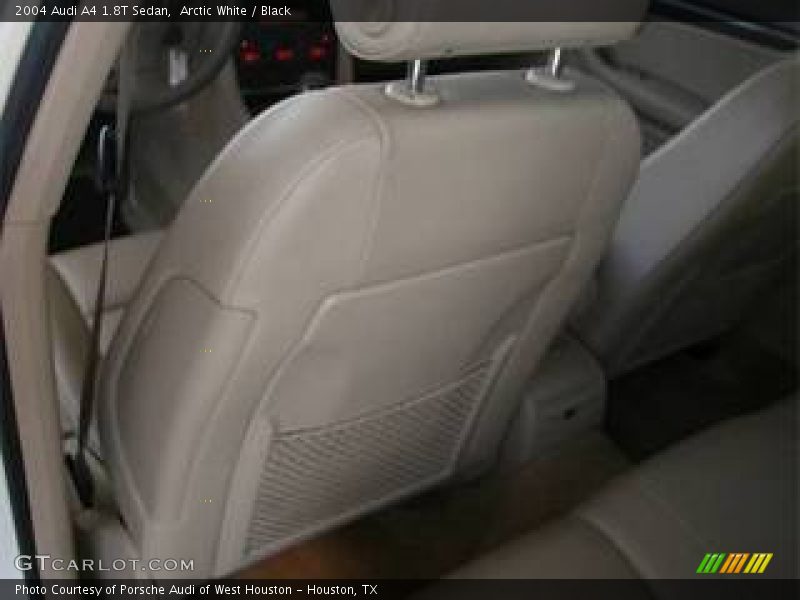 Arctic White / Black 2004 Audi A4 1.8T Sedan