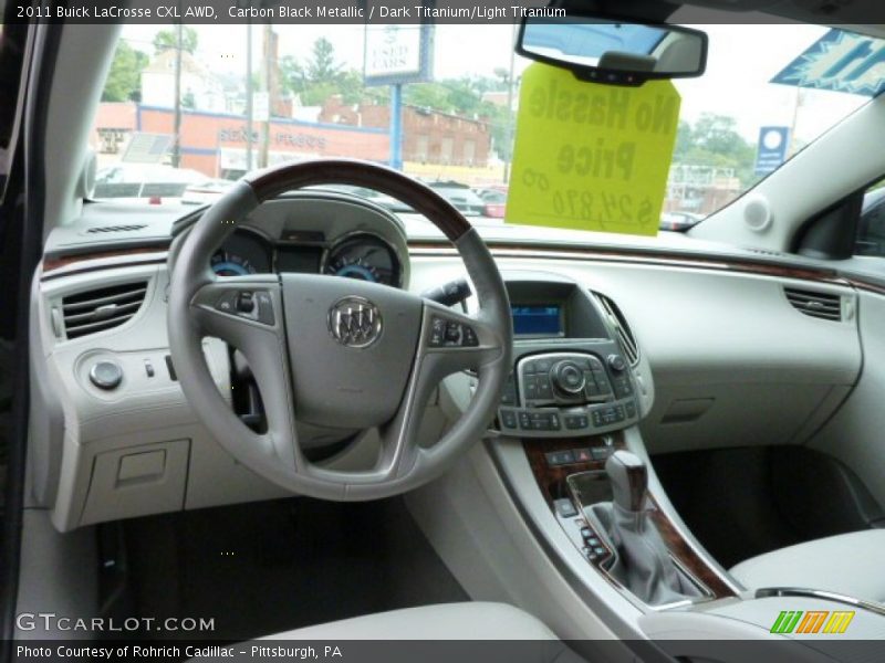 Carbon Black Metallic / Dark Titanium/Light Titanium 2011 Buick LaCrosse CXL AWD