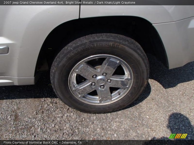 Bright Silver Metallic / Dark Khaki/Light Graystone 2007 Jeep Grand Cherokee Overland 4x4