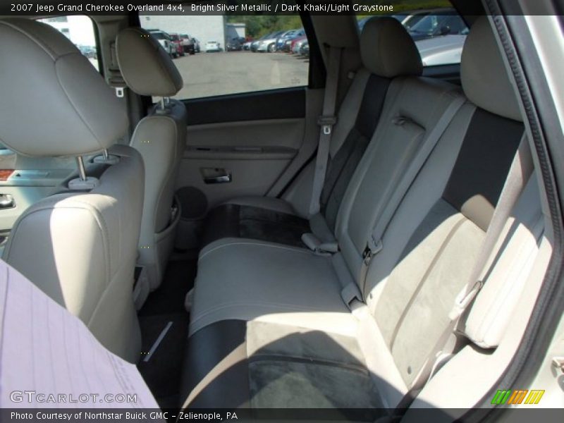 Bright Silver Metallic / Dark Khaki/Light Graystone 2007 Jeep Grand Cherokee Overland 4x4