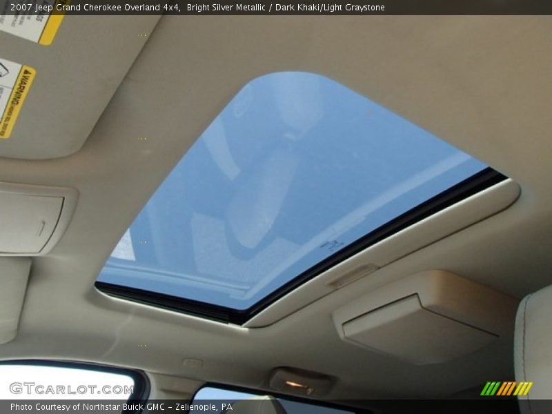 Bright Silver Metallic / Dark Khaki/Light Graystone 2007 Jeep Grand Cherokee Overland 4x4