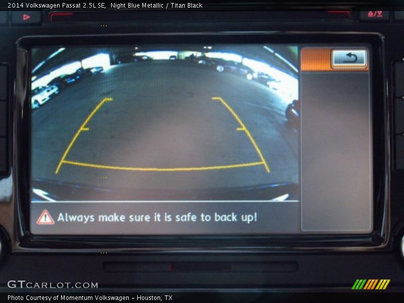 Night Blue Metallic / Titan Black 2014 Volkswagen Passat 2.5L SE