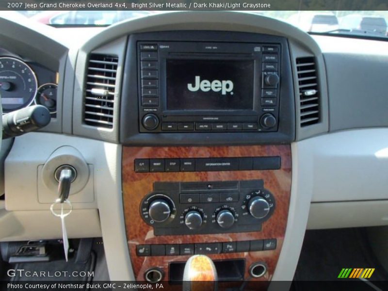 Bright Silver Metallic / Dark Khaki/Light Graystone 2007 Jeep Grand Cherokee Overland 4x4