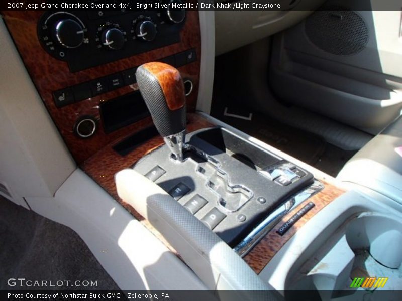 Bright Silver Metallic / Dark Khaki/Light Graystone 2007 Jeep Grand Cherokee Overland 4x4