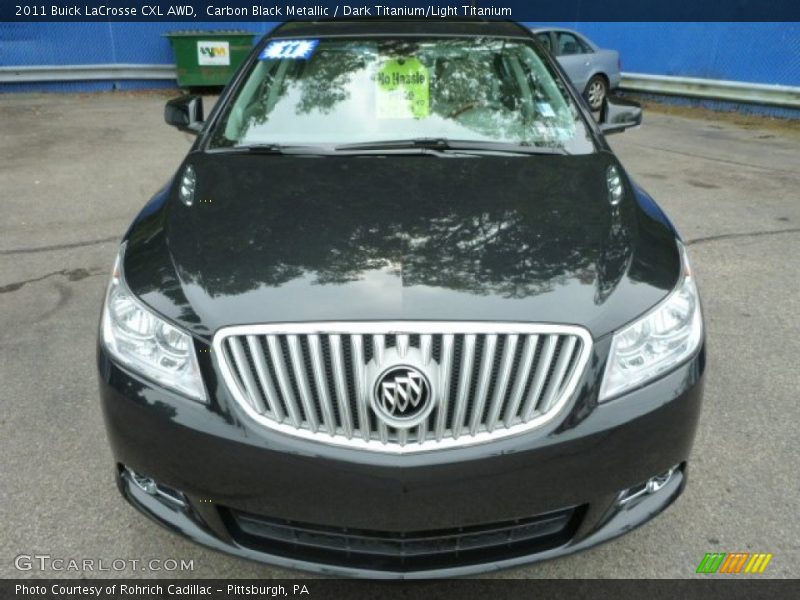 Carbon Black Metallic / Dark Titanium/Light Titanium 2011 Buick LaCrosse CXL AWD