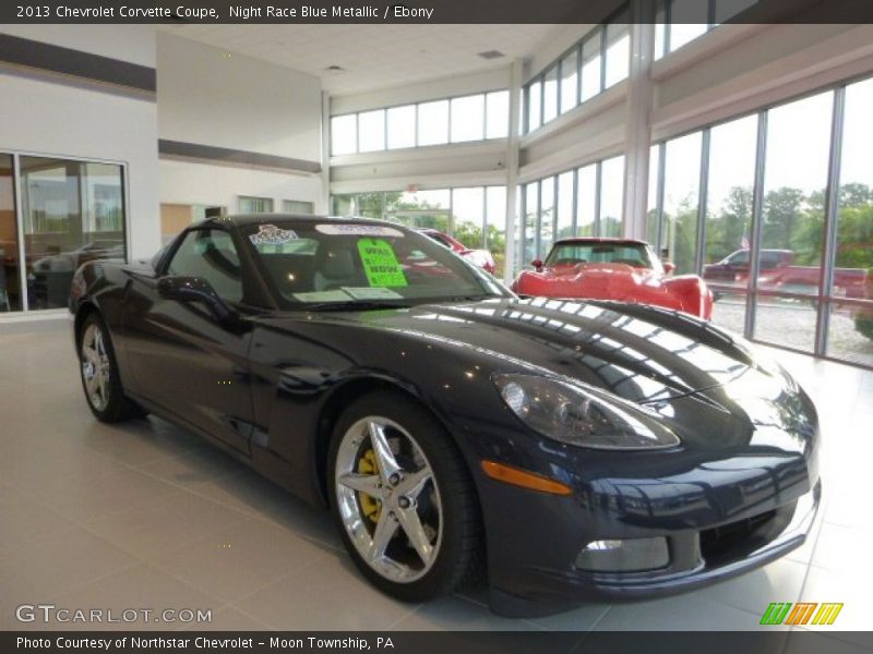 Night Race Blue Metallic / Ebony 2013 Chevrolet Corvette Coupe