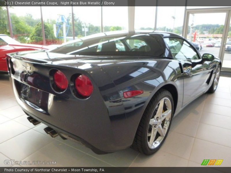 Night Race Blue Metallic / Ebony 2013 Chevrolet Corvette Coupe