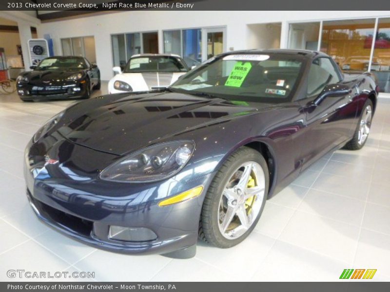 Night Race Blue Metallic / Ebony 2013 Chevrolet Corvette Coupe