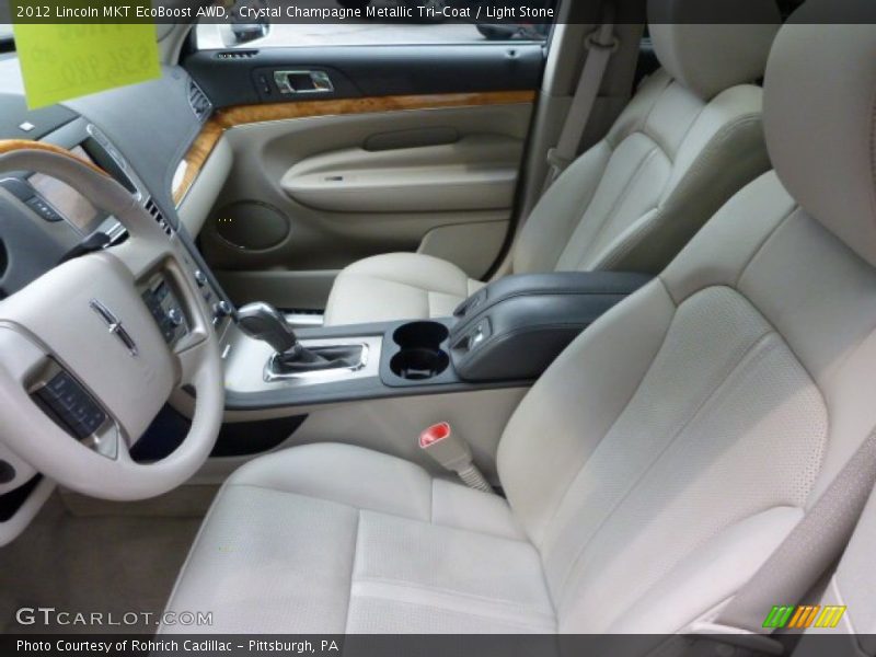  2012 MKT EcoBoost AWD Light Stone Interior