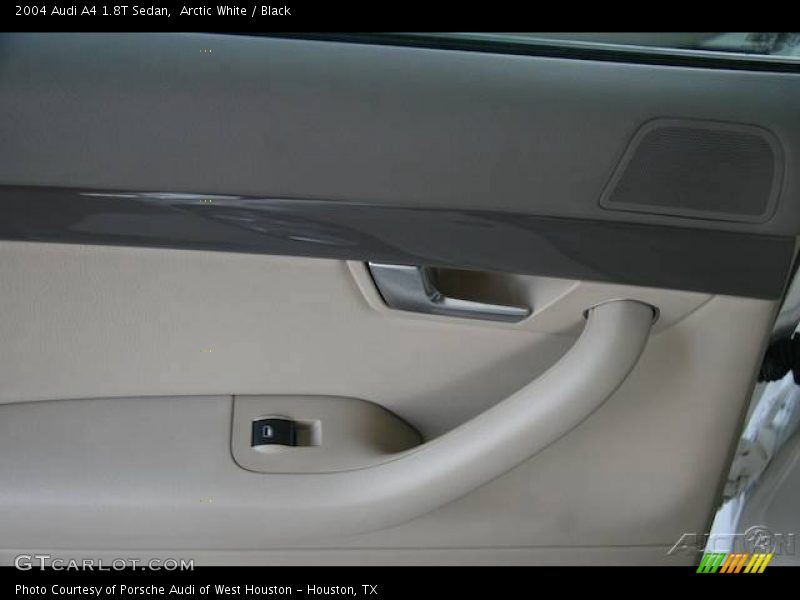 Arctic White / Black 2004 Audi A4 1.8T Sedan