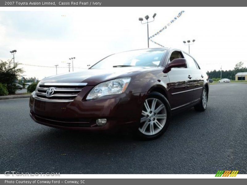 Cassis Red Pearl / Ivory 2007 Toyota Avalon Limited