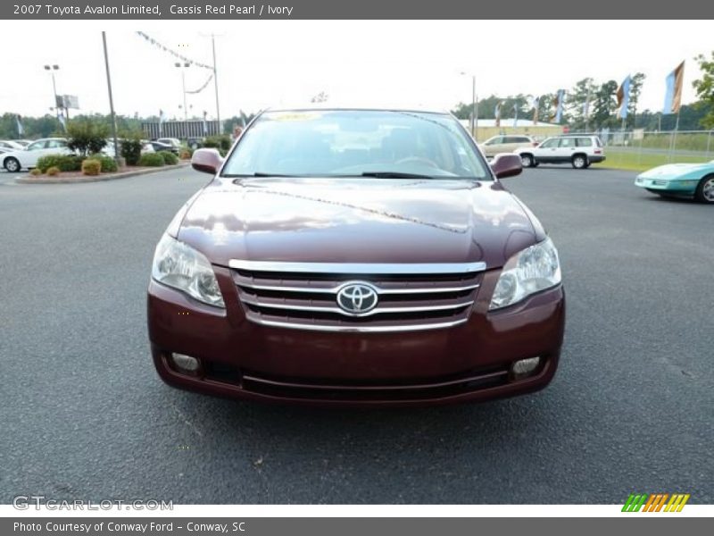 Cassis Red Pearl / Ivory 2007 Toyota Avalon Limited