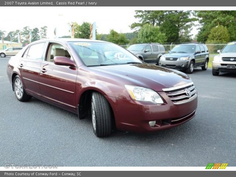 Cassis Red Pearl / Ivory 2007 Toyota Avalon Limited