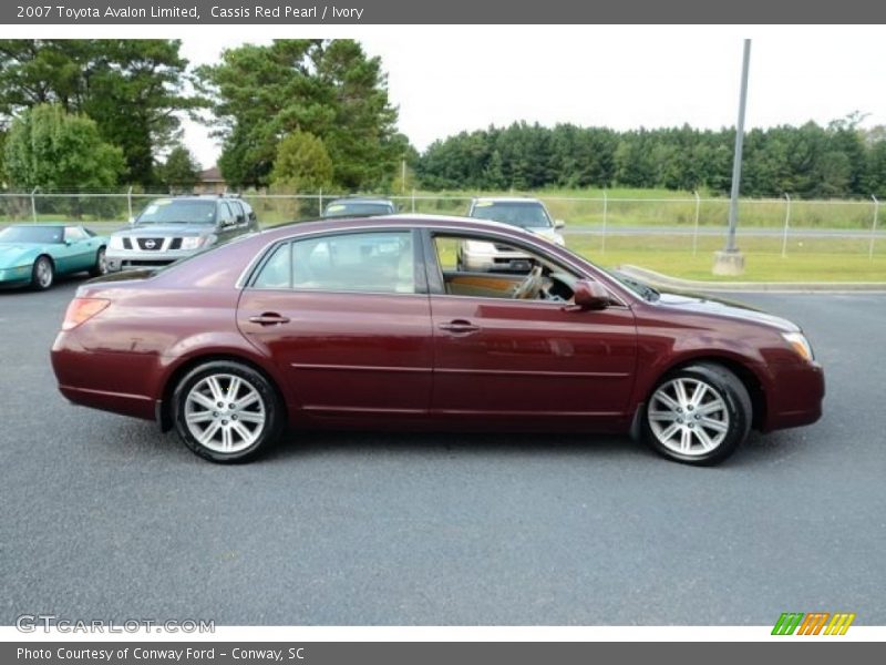 Cassis Red Pearl / Ivory 2007 Toyota Avalon Limited