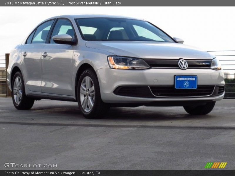 Frost Silver Metallic / Titan Black 2013 Volkswagen Jetta Hybrid SEL