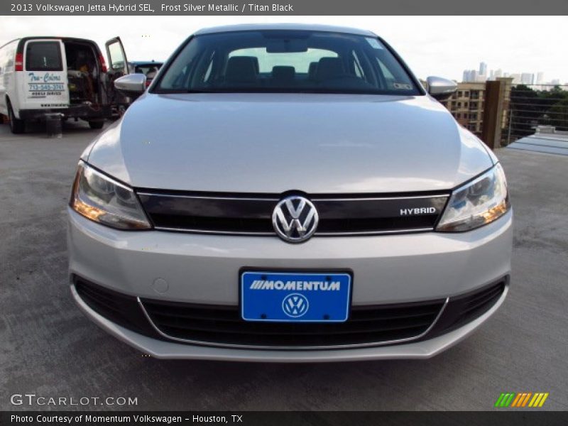 Frost Silver Metallic / Titan Black 2013 Volkswagen Jetta Hybrid SEL