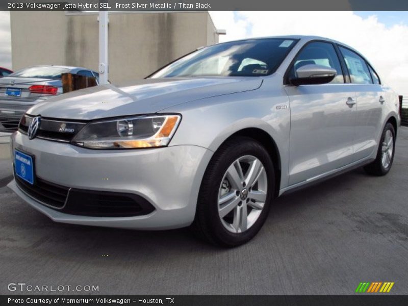 Frost Silver Metallic / Titan Black 2013 Volkswagen Jetta Hybrid SEL