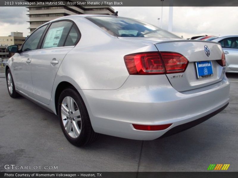 Frost Silver Metallic / Titan Black 2013 Volkswagen Jetta Hybrid SEL