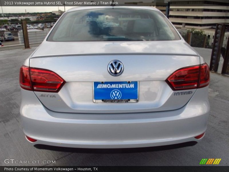 Frost Silver Metallic / Titan Black 2013 Volkswagen Jetta Hybrid SEL