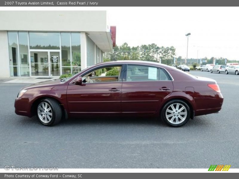 Cassis Red Pearl / Ivory 2007 Toyota Avalon Limited