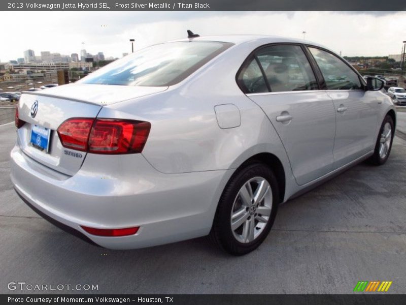 Frost Silver Metallic / Titan Black 2013 Volkswagen Jetta Hybrid SEL
