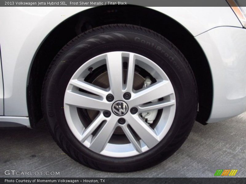 Frost Silver Metallic / Titan Black 2013 Volkswagen Jetta Hybrid SEL