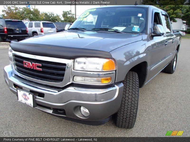 Steel Gray Metallic / Dark Pewter 2006 GMC Sierra 1500 SLE Crew Cab 4x4