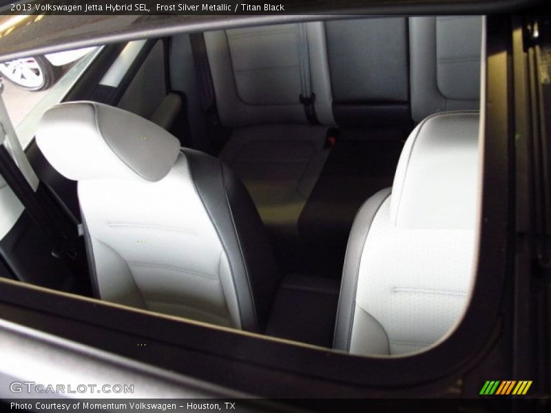 Frost Silver Metallic / Titan Black 2013 Volkswagen Jetta Hybrid SEL
